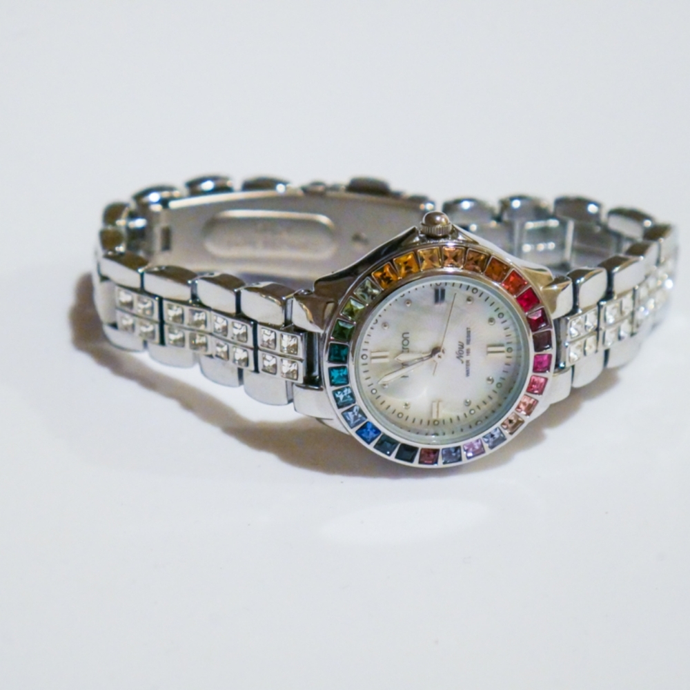 NWOT Womens Armitron Watch Swarovski Crystals